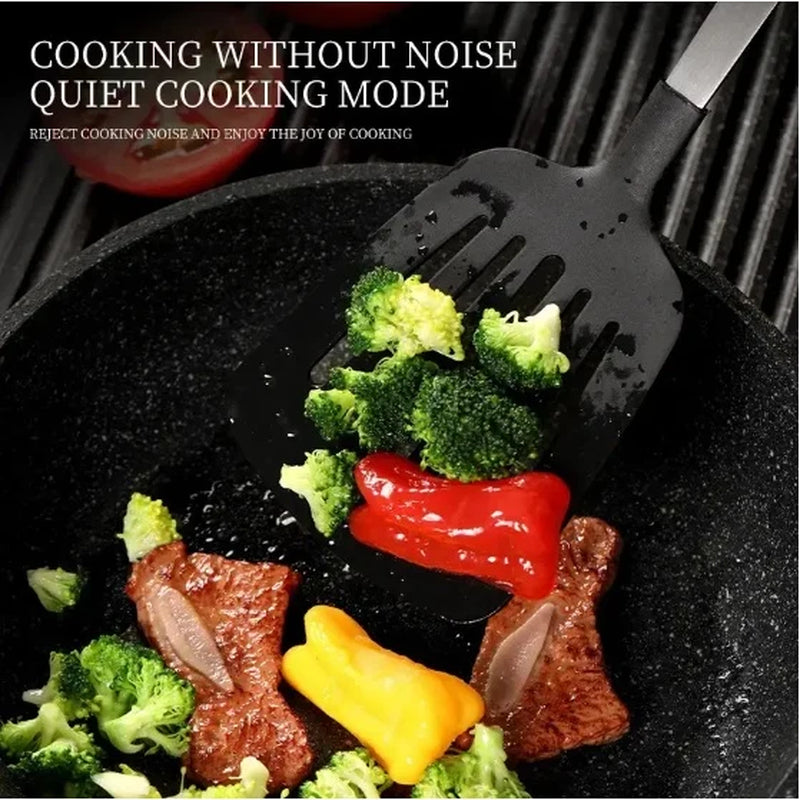 Cooking Utensil Set Premium 5 Piece Kitchen Utensil Set - Stainless Steel Handle and Nylon Faucet, Non-Stick, Heat Resistant, for Home, Kitchen Gift