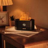 Kinscoter Aroma Diffuser Air Humidifier Ultrasonic Cool Mist Maker Fogger Led Essential Oil Flame Lamp Difusor