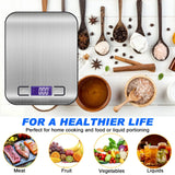 Digital Food Scale, 22Lb Kitchen Scales Grams and Ounces for Weight Loss, Baking, Cooking, Keto and Meal Prep, with LCD Display