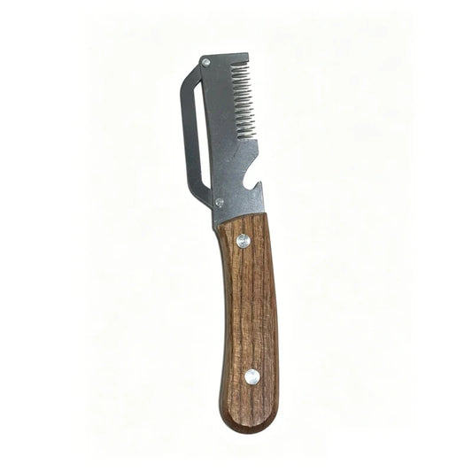 2026 Wooden Multi Functional Vegetable Peeler with Ergonomic Handle for Peeling and Slicing Fruits and Vegetables Durable Smooth