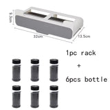 Self-Adhesive Kitchen Spice Rack – Wall-Mounted Storage Organizer for a Clutter-Free Kitchen
