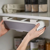 Self-Adhesive Kitchen Spice Rack – Wall-Mounted Storage Organizer for a Clutter-Free Kitchen