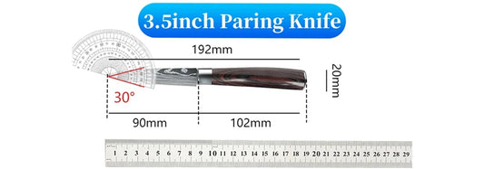 9 Types of Stainless Steel Kitchen Knife, Japanese Chef Knife, Meat Cleaver, Santoku, Bread, Boning, Slicing, Fruit Knife with Gift Box