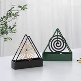BuzzGuard™ Stainless Steel Mosquito Coil Holder – Covered Coil Burner Tray for Safe, Clean & Stylish Protection