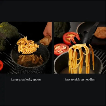 Cooking Utensil Set Premium 5 Piece Kitchen Utensil Set - Stainless Steel Handle and Nylon Faucet, Non-Stick, Heat Resistant, for Home, Kitchen Gift